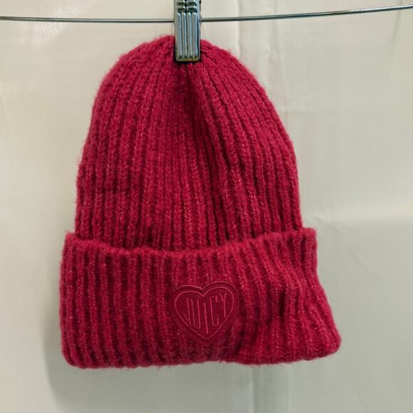 Juicy Couture Hot Pink Beanie - Picture 1 of 3